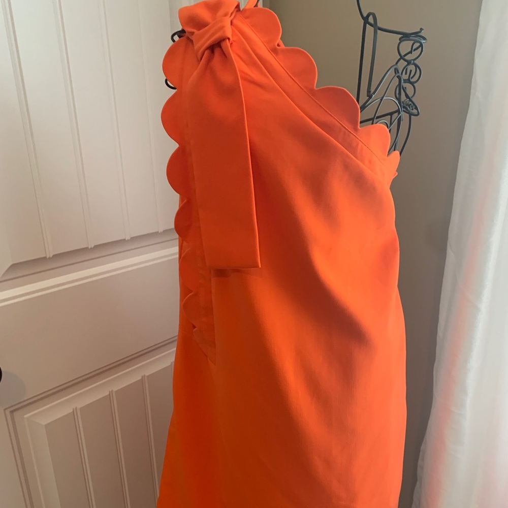 Victoria Beckham target plus size orange dress 1X